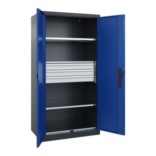 C+P Schwerlastschrank Acurado Pro 1950 x 1000 x 600 mm 7016/5010
