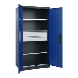 C+P Schwerlastschrank Acurado Pro 1950 x 1000 x 600 mm 7016/5010