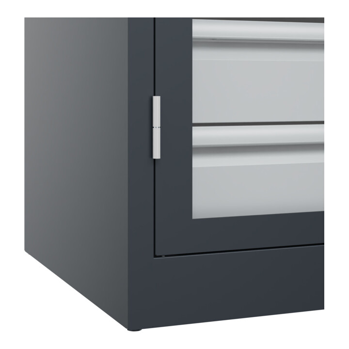 C+P Schwerlastschrank Acurado Pro 1950 x 1000 x 600 mm 7016/7016