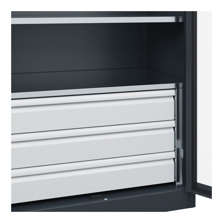 C+P Schwerlastschrank Acurado Pro 1950 x 1000 x 600 mm 7016/7016