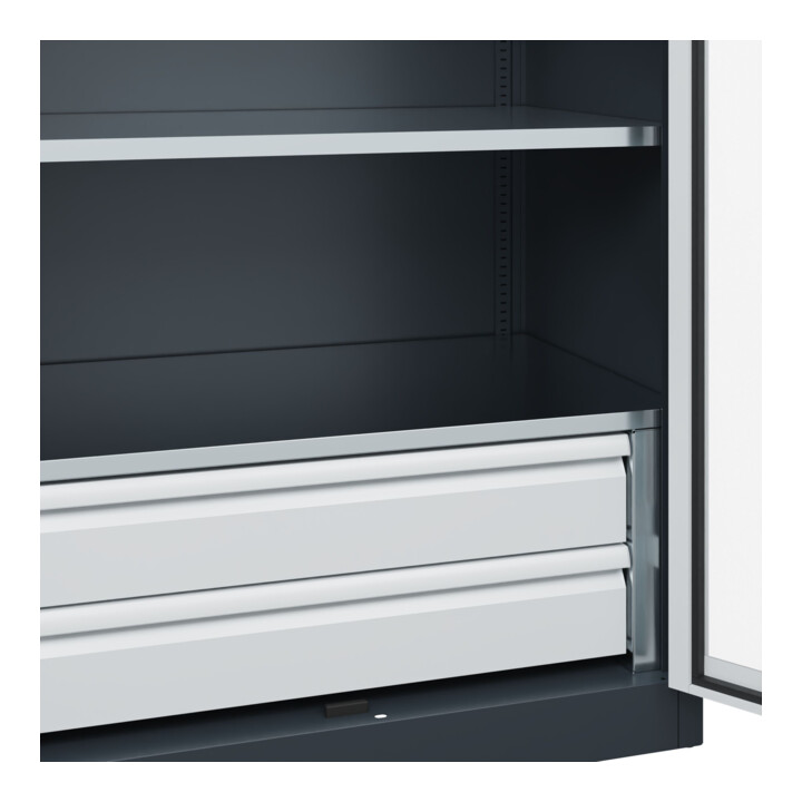 C+P Schwerlastschrank Acurado Pro 1950 x 1000 x 600 mm 7016/7035