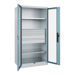 C+P Schwerlastschrank Acurado Pro 1950 x 1000 x 600 mm 7035/0010
