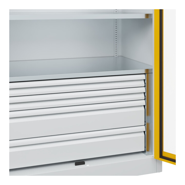 C+P Schwerlastschrank Acurado Pro 1950 x 1000 x 600 mm 7035/1004