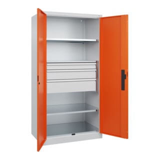 C+P Schwerlastschrank Acurado Pro 1950 x 1000 x 600 mm 7035/2004