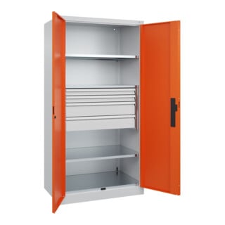 C+P Schwerlastschrank Acurado Pro 1950 x 1000 x 600 mm 7035/2004