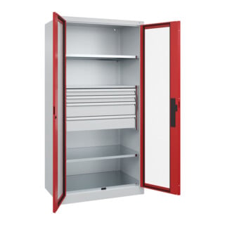 C+P Schwerlastschrank Acurado Pro 1950 x 1000 x 600 mm 7035/3000