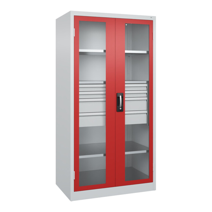 C+P Schwerlastschrank Acurado Pro 1950 x 1000 x 600 mm 7035/3000