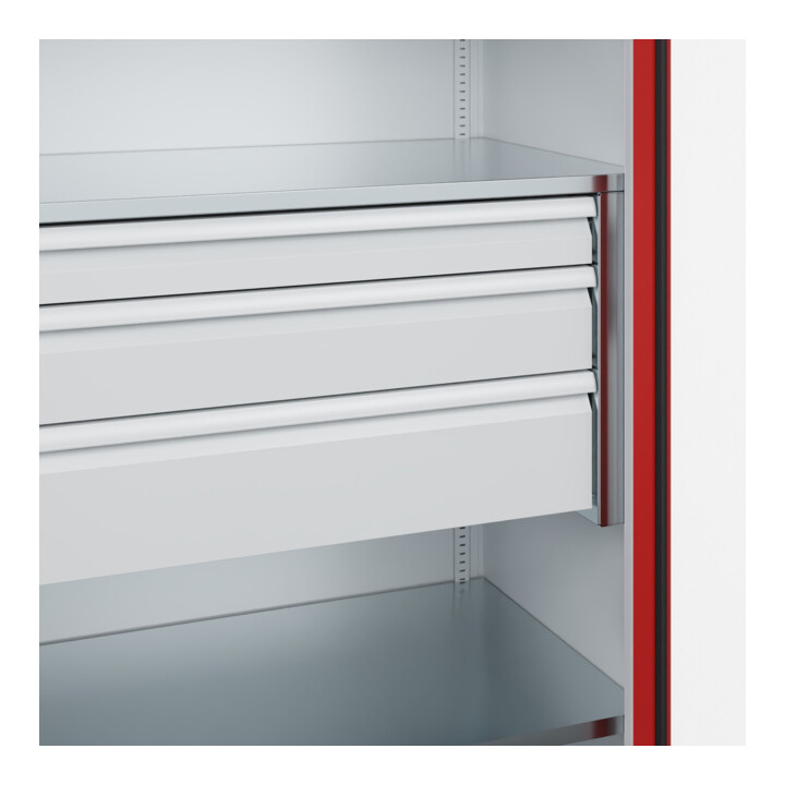 C+P Schwerlastschrank Acurado Pro 1950 x 1000 x 600 mm 7035/3000
