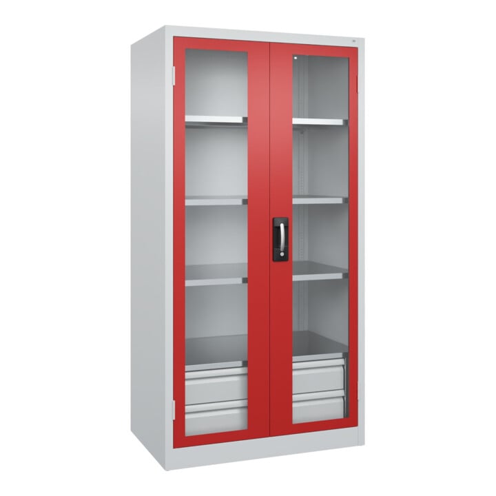 C+P Schwerlastschrank Acurado Pro 1950 x 1000 x 600 mm 7035/3000