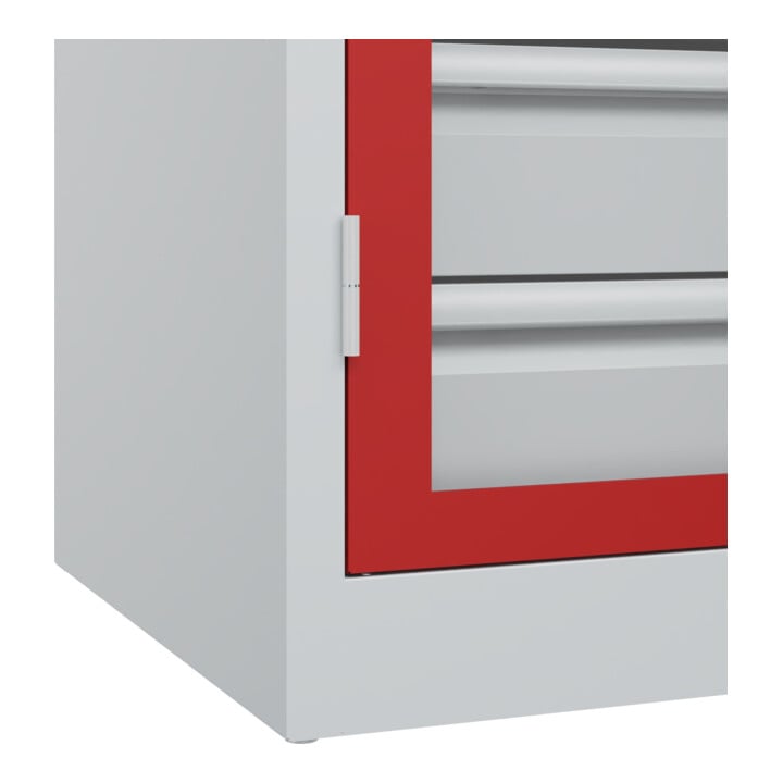 C+P Schwerlastschrank Acurado Pro 1950 x 1000 x 600 mm 7035/3000