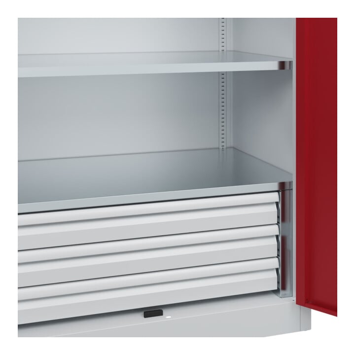C+P Schwerlastschrank Acurado Pro 1950 x 1000 x 600 mm 7035/3003