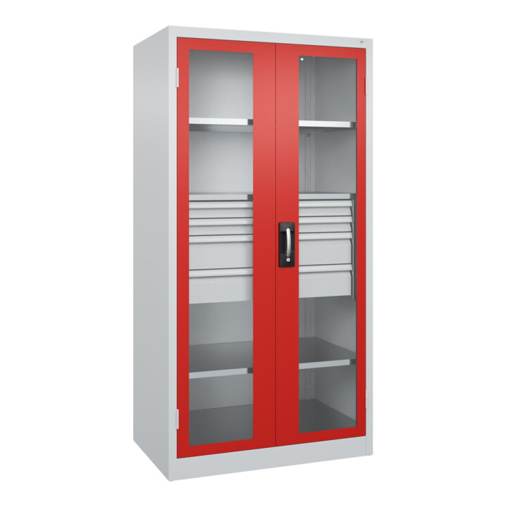 C+P Schwerlastschrank Acurado Pro 1950 x 1000 x 600 mm 7035/3020