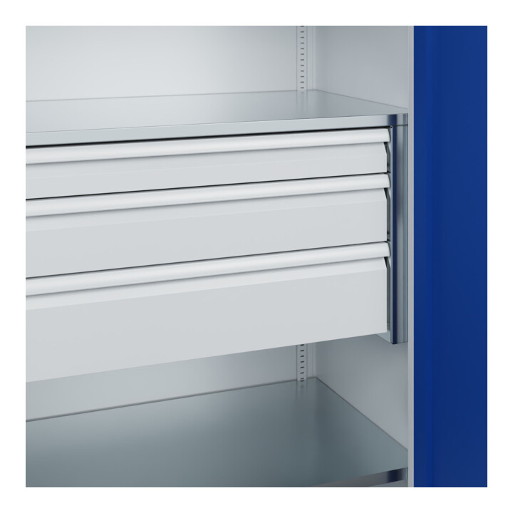 C+P Schwerlastschrank Acurado Pro 1950 x 1000 x 600 mm 7035/5010