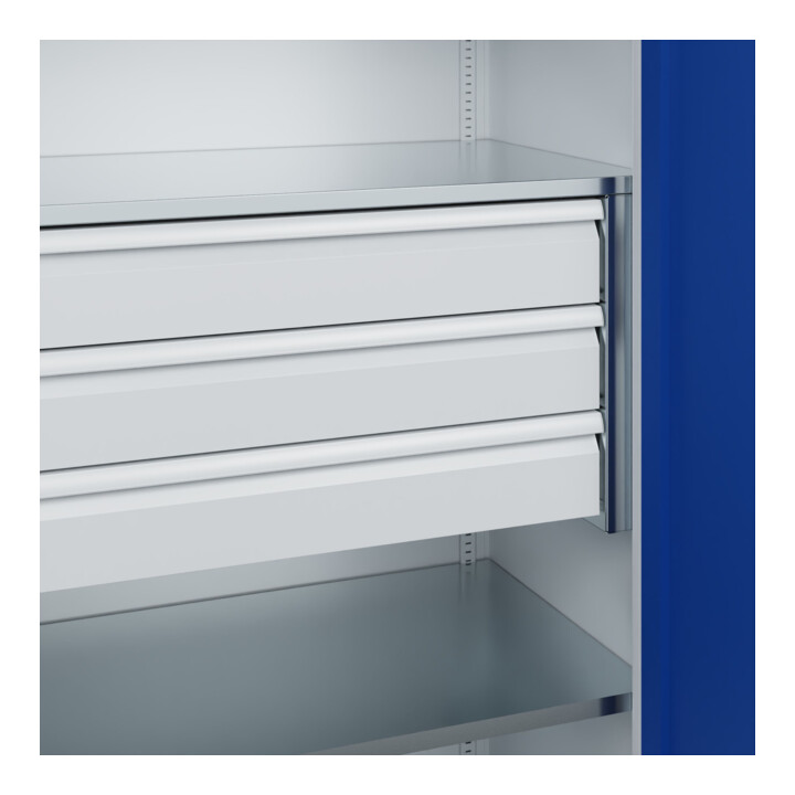 C+P Schwerlastschrank Acurado Pro 1950 x 1000 x 600 mm 7035/5010