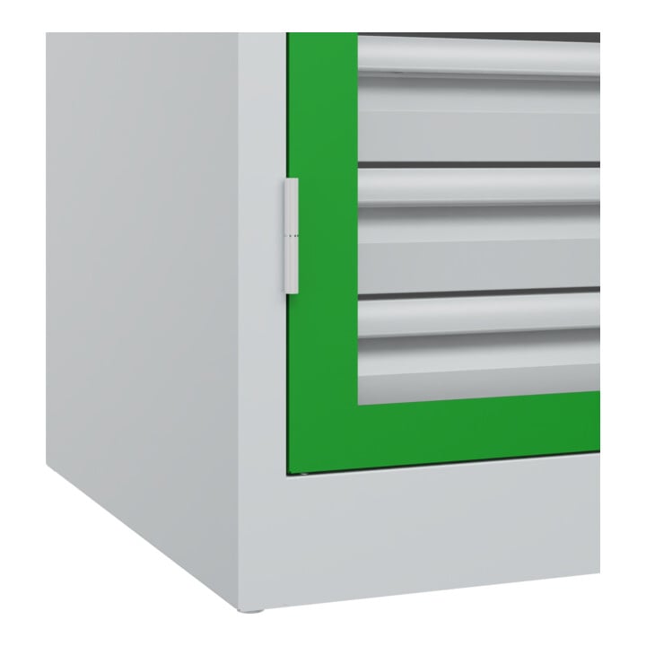 C+P Schwerlastschrank Acurado Pro 1950 x 1000 x 600 mm 7035/6037
