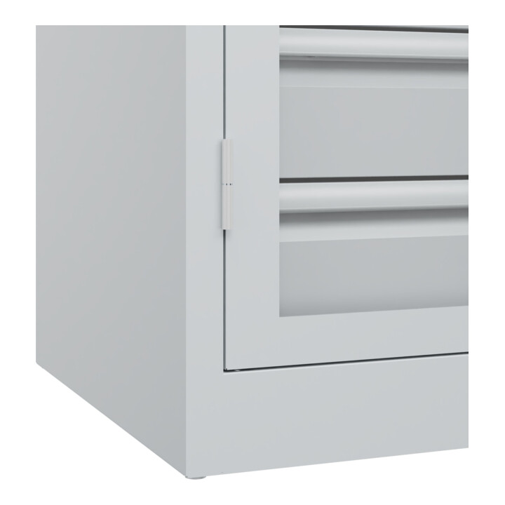 C+P Schwerlastschrank Acurado Pro 1950 x 1000 x 600 mm 7035/7035