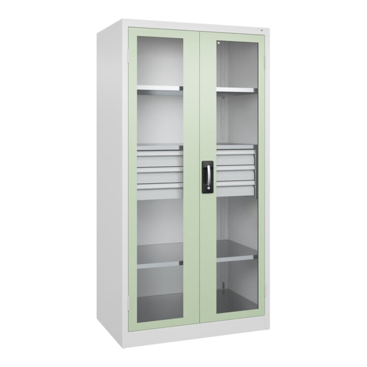 C+P Schwerlastschrank Acurado Pro 1950 x 1000 x 600 mm 9016/6019
