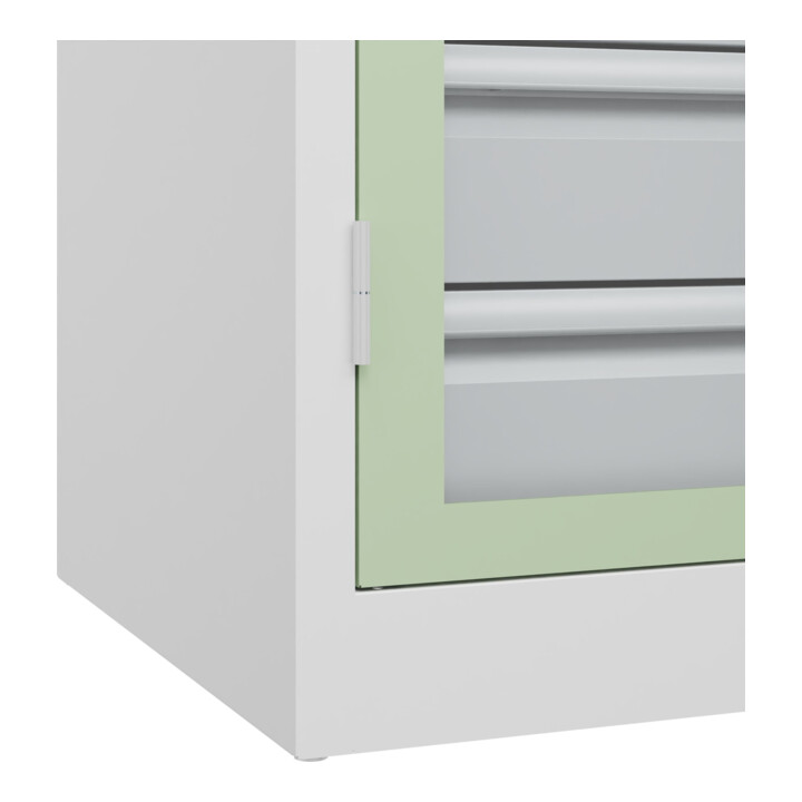 C+P Schwerlastschrank Acurado Pro 1950 x 1000 x 600 mm 9016/6019