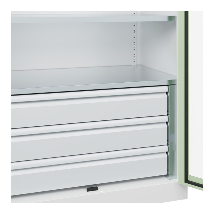 C+P Schwerlastschrank Acurado Pro 1950 x 1000 x 600 mm 9016/6019