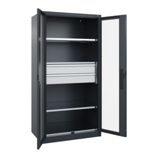 C+P Schwerlastschrank Acurado Pro 1950 x 1000 x 600 mm anthrazitgrau