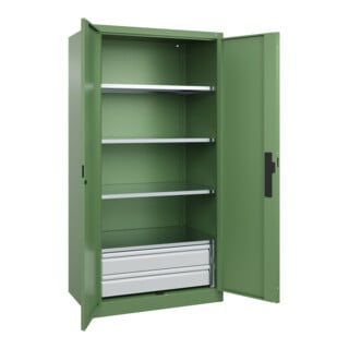 C+P Schwerlastschrank Acurado Pro 1950 x 1000 x 600 mm mit Schubladen