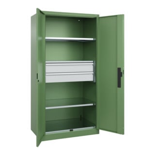 C+P Schwerlastschrank Acurado Pro 1950 x 1000 x 600 mm mit Schubladen