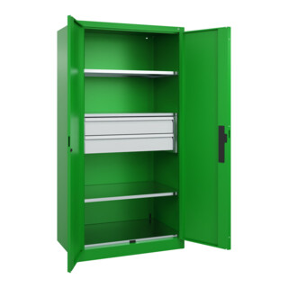 C+P Schwerlastschrank Acurado Pro 1950 x 1000 x 600 mm mit Schubladen