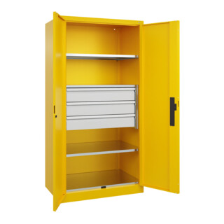 C+P Schwerlastschrank Acurado Pro 1950 x 1000 x 600 mm mit Schubladen