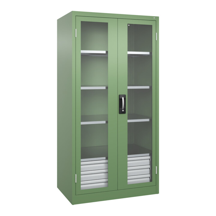 C+P Schwerlastschrank Acurado Pro 1950 x 1000 x 600 mm mit Schubladen