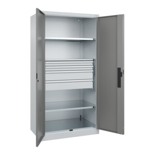 C+P Schwerlastschrank Acurado Pro 1950 x 1000 x 600 mm mit Schubladen