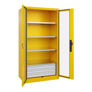 C+P Schwerlastschrank Acurado Pro 1950 x 1000 x 600 mm RAL 1023