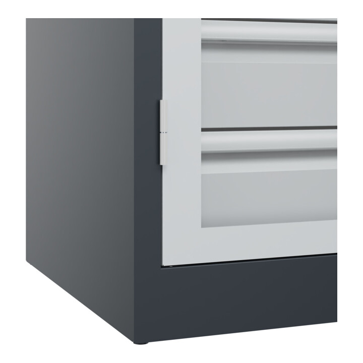 C+P Schwerlastschrank Acurado Pro 1950 x 1000 x 600mm 7016/7035