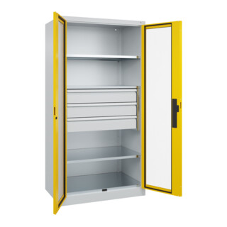 C+P Schwerlastschrank Acurado Pro 1950 x 1000 x 600mm 7035/1023