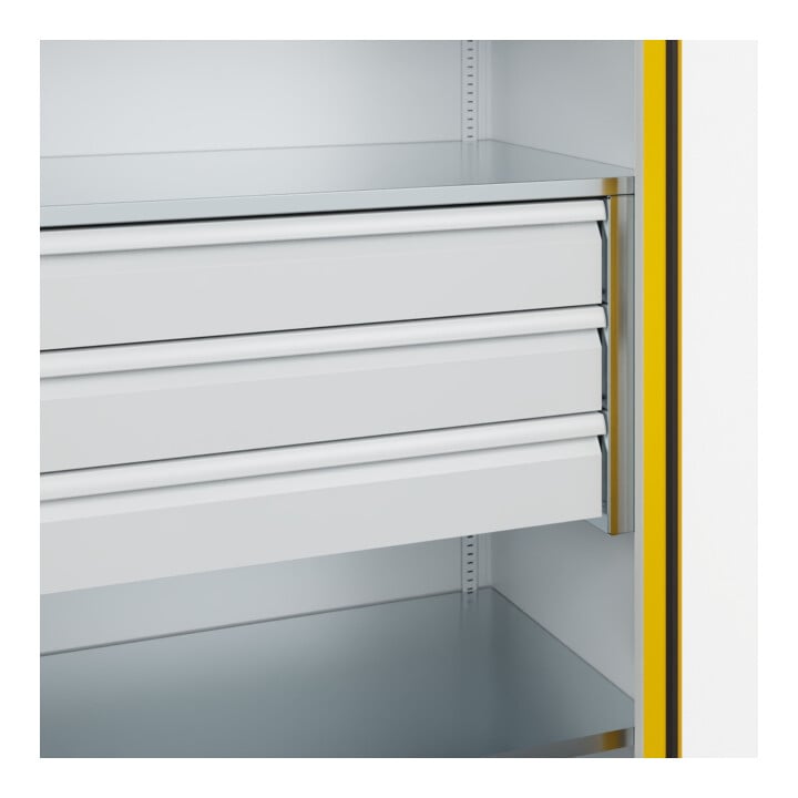C+P Schwerlastschrank Acurado Pro 1950 x 1000 x 600mm 7035/1023