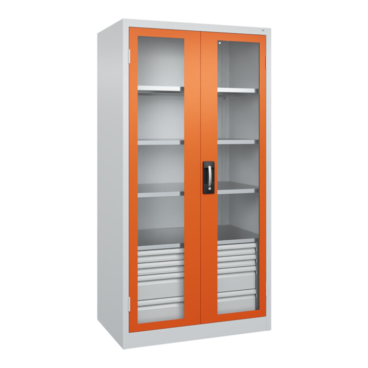 C+P Schwerlastschrank Acurado Pro 1950 x 1000 x 600mm 7035/2004