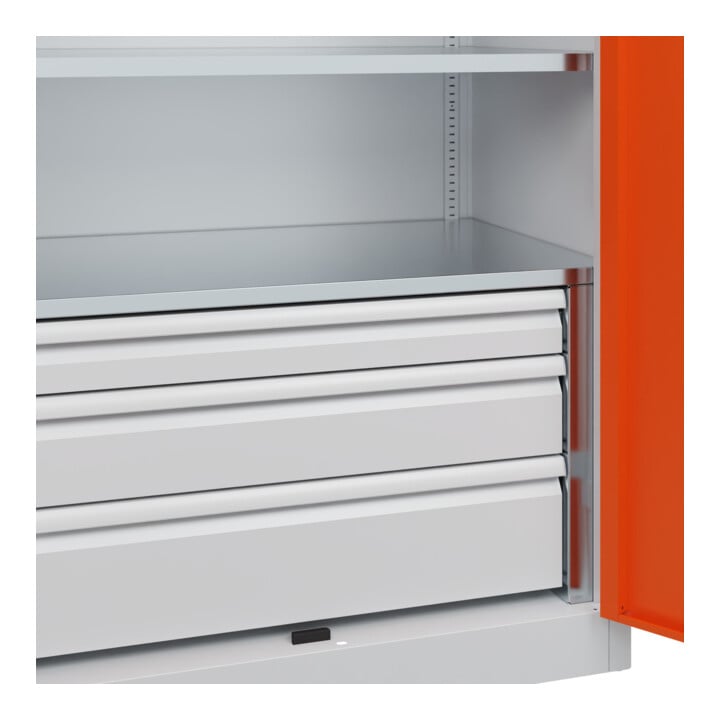 C+P Schwerlastschrank Acurado Pro 1950 x 1000 x 600mm 7035/2004