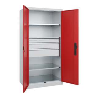 C+P Schwerlastschrank Acurado Pro 1950 x 1000 x 600mm 7035/3000