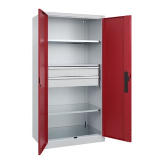 C+P Schwerlastschrank Acurado Pro 1950 x 1000 x 600mm 7035/3003