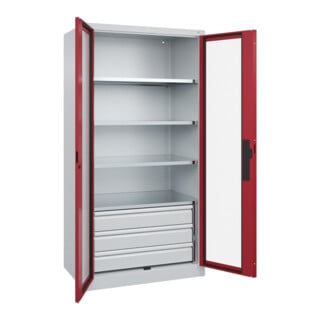 C+P Schwerlastschrank Acurado Pro 1950 x 1000 x 600mm 7035/3003