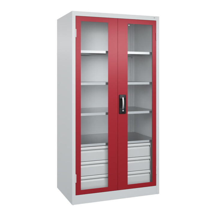 C+P Schwerlastschrank Acurado Pro 1950 x 1000 x 600mm 7035/3003
