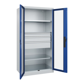 C+P Schwerlastschrank Acurado Pro 1950 x 1000 x 600mm 7035/5010