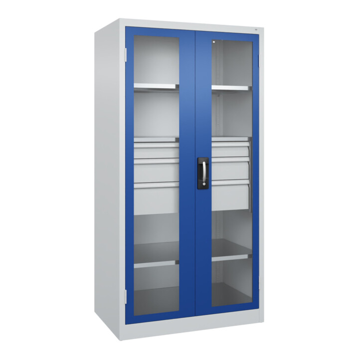 C+P Schwerlastschrank Acurado Pro 1950 x 1000 x 600mm 7035/5010