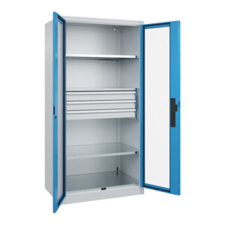 C+P Schwerlastschrank Acurado Pro 1950 x 1000 x 600mm 7035/5012