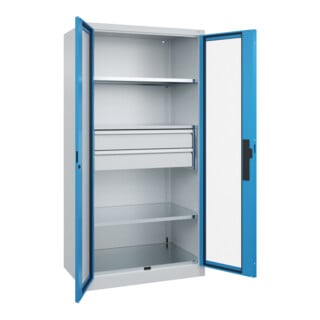 C+P Schwerlastschrank Acurado Pro 1950 x 1000 x 600mm 7035/5012