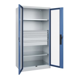 C+P Schwerlastschrank Acurado Pro 1950 x 1000 x 600mm 7035/5023