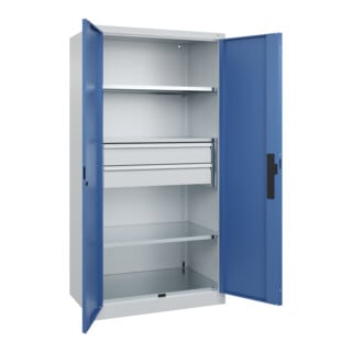 C+P Schwerlastschrank Acurado Pro 1950 x 1000 x 600mm 7035/5023
