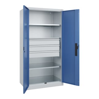 C+P Schwerlastschrank Acurado Pro 1950 x 1000 x 600mm 7035/5023