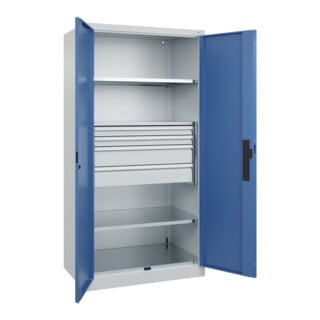 C+P Schwerlastschrank Acurado Pro 1950 x 1000 x 600mm 7035/5023