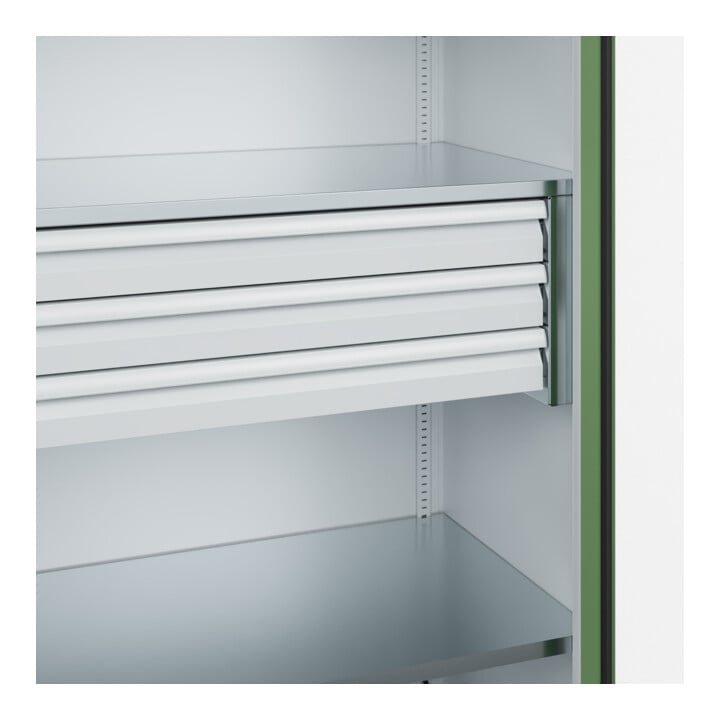 C+P Schwerlastschrank Acurado Pro 1950 x 1000 x 600mm 7035/6011