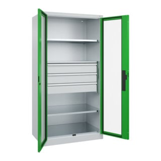 C+P Schwerlastschrank Acurado Pro 1950 x 1000 x 600mm 7035/6037